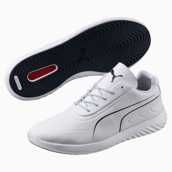 BMW Motorsport Speed Cat Synthetic Sneakers, Puma White-Puma White-Team Blue, extralarge
