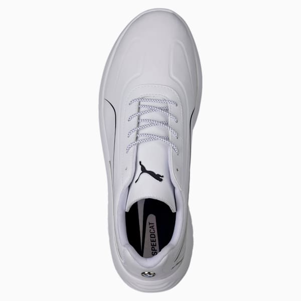 BMW Motorsport Speed Cat Synthetic Sneakers, Puma White-Puma White-Team Blue, extralarge