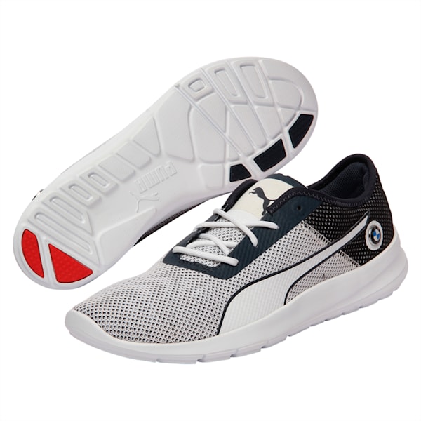BMW MS Runner Unisex Shoes, Puma White-Team Blue, extralarge-IND