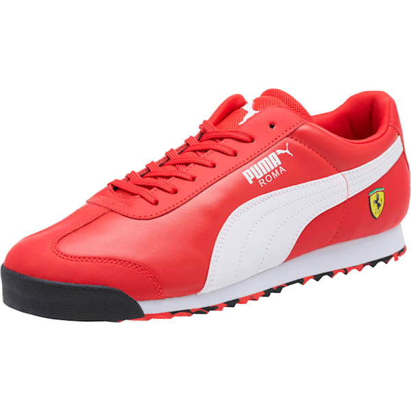 Scuderia Ferrari Roma Men’s Sneakers, Rosso Corsa-Puma White, extralarge