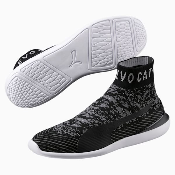 Ferrari Evo Cat Sock, Puma Black-Puma Black-Puma White, extralarge