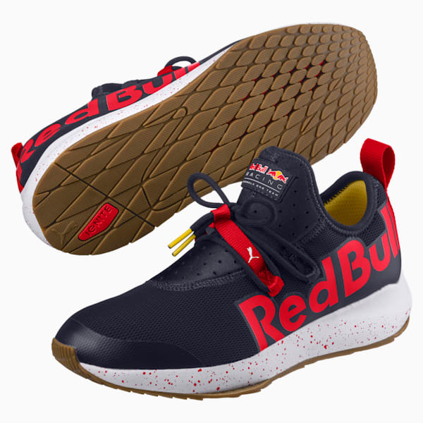 Redbull Racing Evo Cat II Unisex Shoes, NIGHT SKY-Chinese Red, extralarge-IND