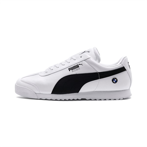 BMW M Motorsport Roma Men’s Sneakers, Puma White-Anthracite, extralarge