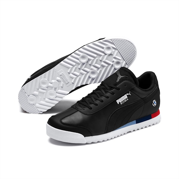 BMW M Motorsport Roma Men’s Sneakers, Puma Black-Puma Black, extralarge