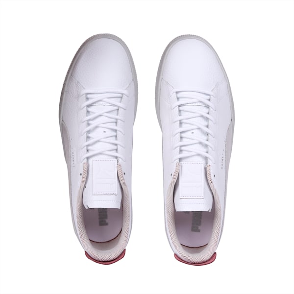 SF Basket LS Unisex Shoes, Puma White-Glacier Gray-Glacier Gray, extralarge-IND