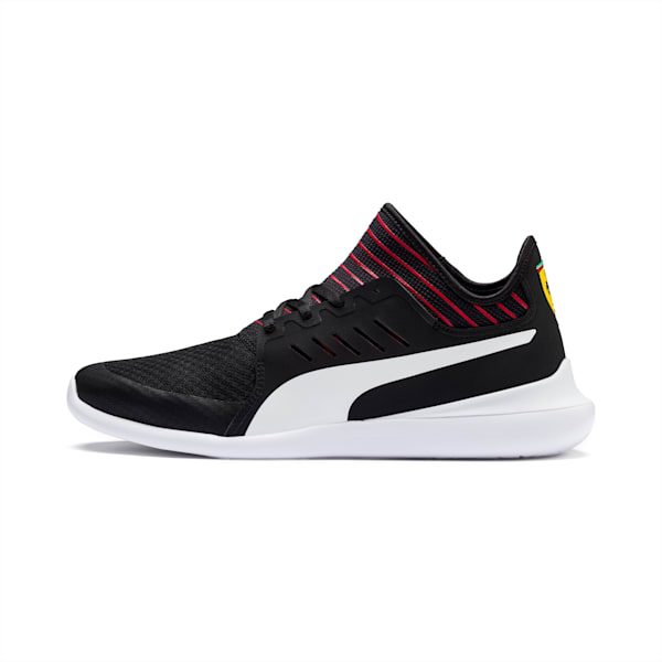 Scuderia Ferrari Evo Cat Mace Men's Sneakers, Puma Black-Puma White, extralarge