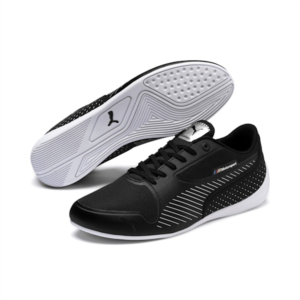 BMW MMS Drift Cat 7 Ultra Men's Shoes, Puma Black-Puma Silver, extralarge