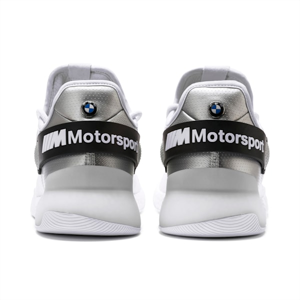 BMW M Motorsport HYBRID Men's Running Shoes, White - Silver- White, extralarge