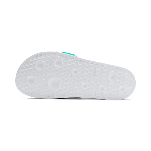 MAPM Leadcat Slides, Puma White-Spectra Green, extralarge