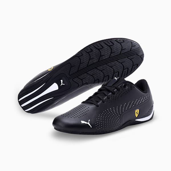 Scuderia Ferrari Drift Cat 5 Ultra II Unisex Sneakers, Puma Black-Puma White, extralarge-IND