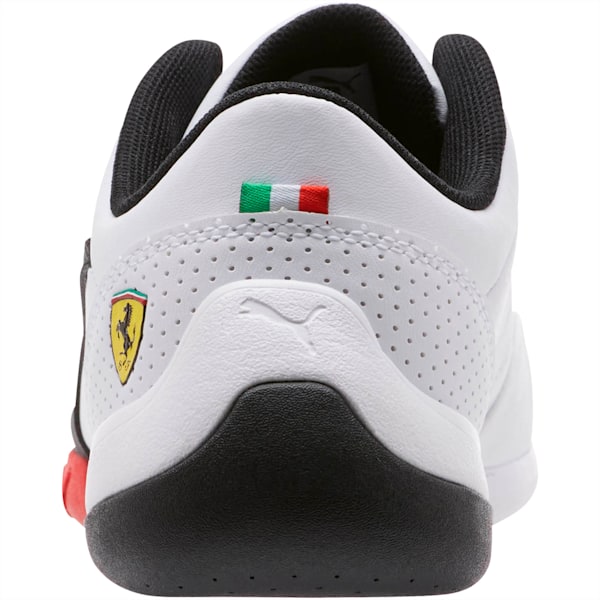 Scuderia Ferrari Kart Cat III Shoes JR, Puma White-Puma Black, extralarge