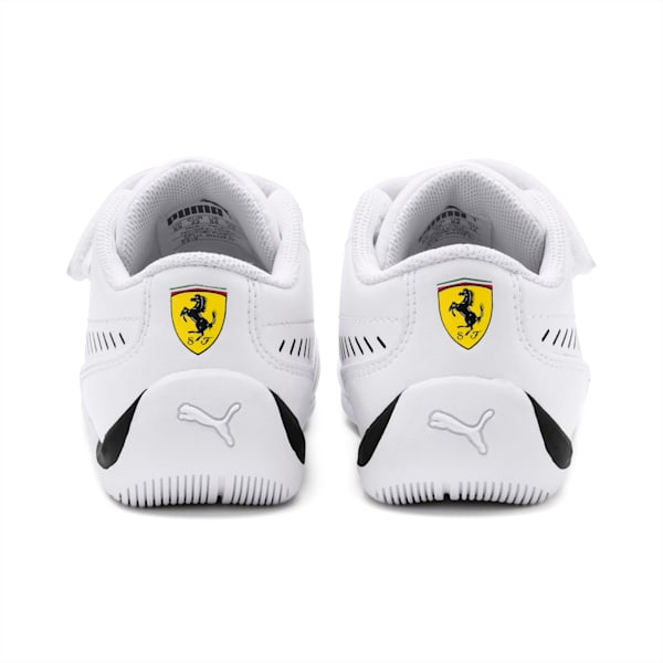 Scuderia Ferrari Drift Cat 7S Ultra Toddler Shoes, Puma White-Puma Black, extralarge