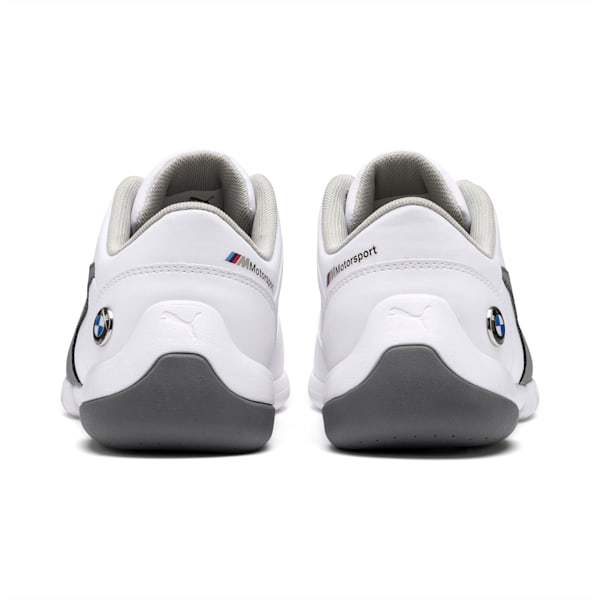 BMW MMS Kart Cat III Shoes JR, Puma White-Smoked Pearl, extralarge