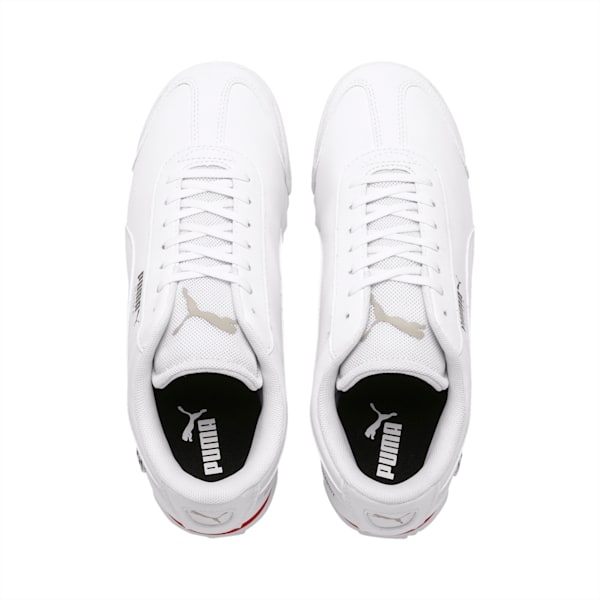 BMW M Motorsport Roma Kid's Shoes, Puma White-Puma White, extralarge-IND