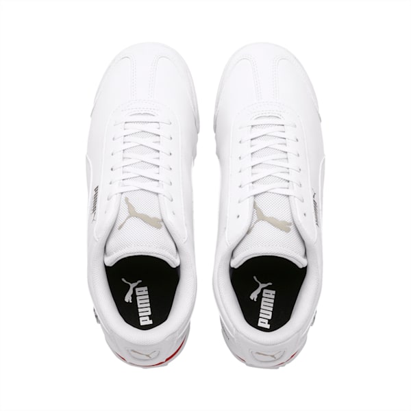 BMW M Motorsport Roma Kid's Shoes, Puma White-Puma White, extralarge-IND