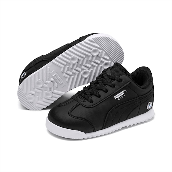 BMW M Motorsport Roma Toddler Shoes, Puma Black-Puma Black, extralarge