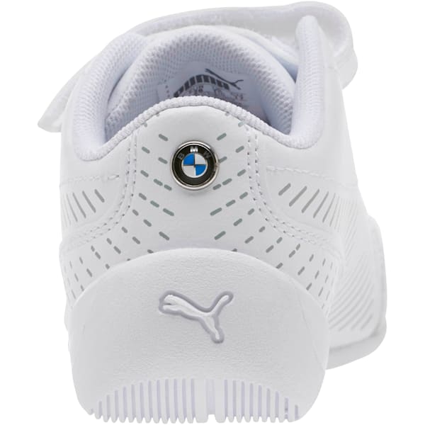 BMW MMS Drift Cat 7S Ultra Little Kids' Shoes, Puma White-Puma White, extralarge