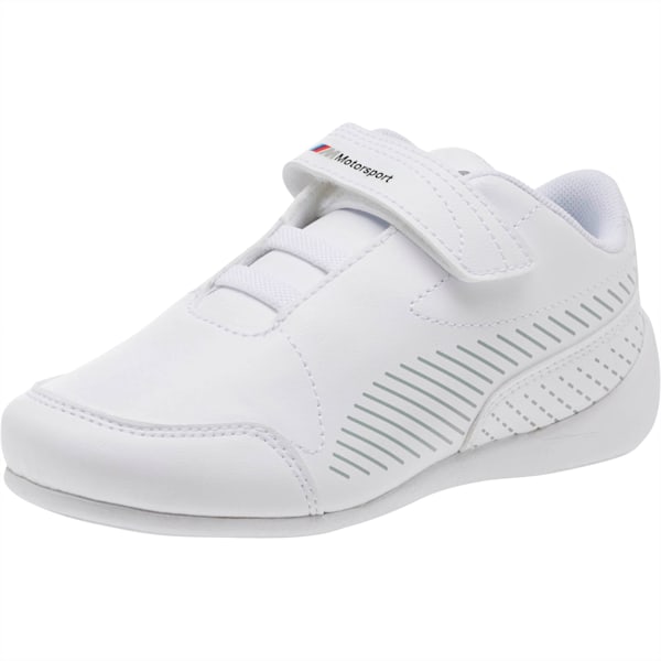 BMW MMS Drift Cat 7S Ultra Little Kids' Shoes, Puma White-Puma White, extralarge