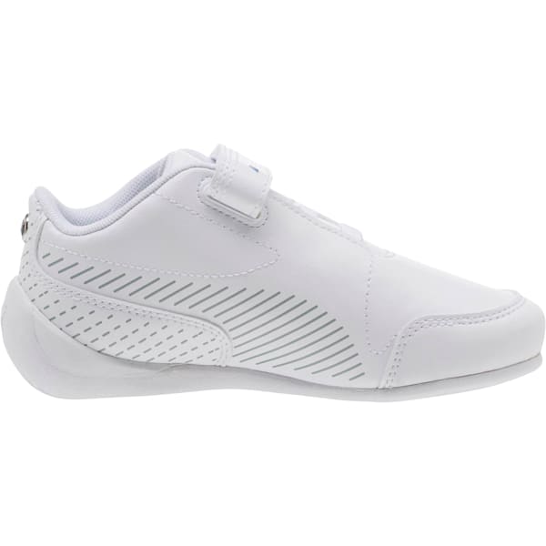 BMW MMS Drift Cat 7S Ultra Little Kids' Shoes, Puma White-Puma White, extralarge