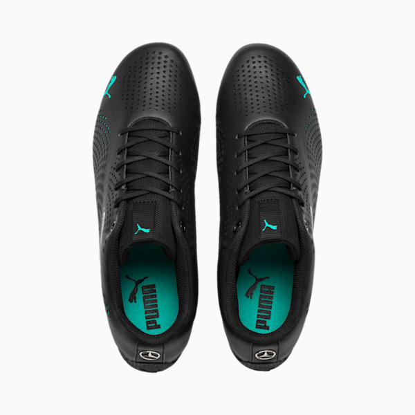 Mercedes-AMG Petronas Drift Cat 5 Ultra II Men's Shoes, Puma Black-Spectra Green, extralarge