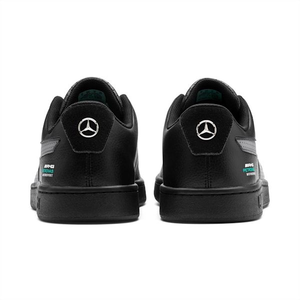 Mercedes AMG Petronas Smash v2 Men's Sneakers, Puma Black-Smoked Pearl-Spectra Green, extralarge