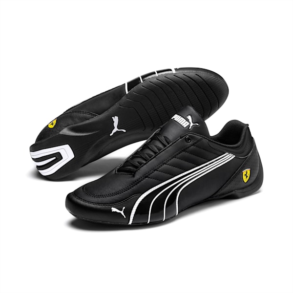 Scuderia Ferrari Future Kart Cat Men's Shoes, Puma Black-Puma White-Rosso Corsa, extralarge