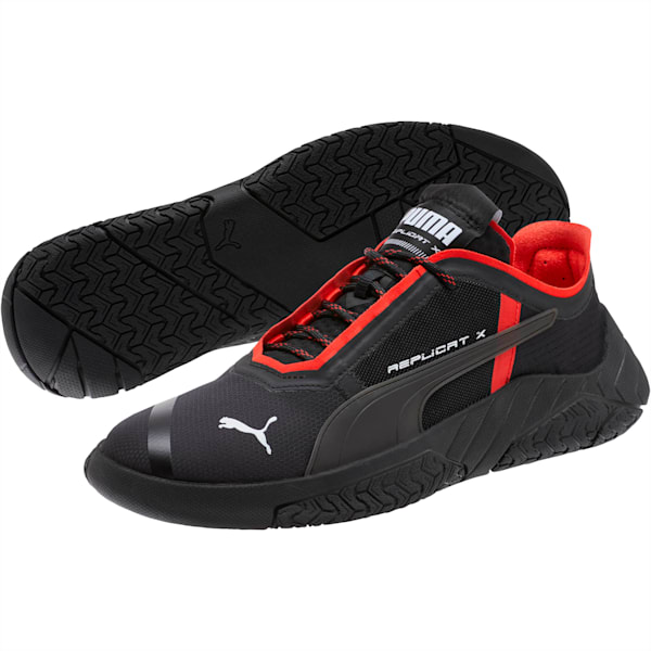 Replicat-X Circuit Motorsport Shoes, Puma Black-Puma Red, extralarge