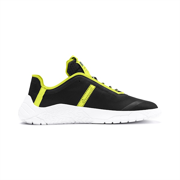 Replicat-X Circuit Motorsport Shoes, Puma Black-Fizzy Yellow-Puma White, extralarge