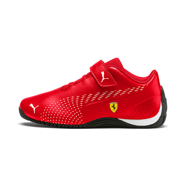 Scuderia Ferrari Drift Cat 5 Ultra II Little Kids' Shoes, Rosso Corsa-Puma White, extralarge