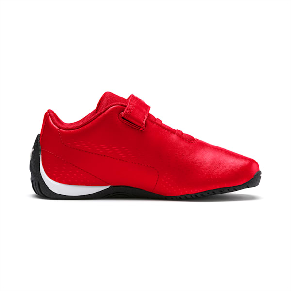 Scuderia Ferrari Drift Cat 5 Ultra II Little Kids' Shoes, Rosso Corsa-Puma White, extralarge