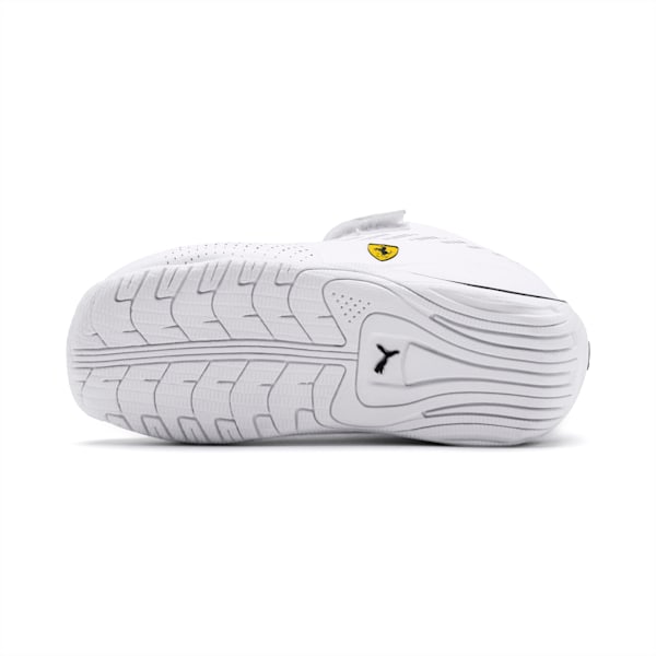 Scuderia Ferrari Drift Cat 5 Ultra II Toddler Shoes, Puma White-Puma Black, extralarge