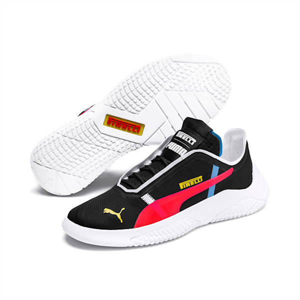 Replicat-X Pirelli V2 Unisex Shoes, Puma Black-Puma Red-Puma White, extralarge-IND