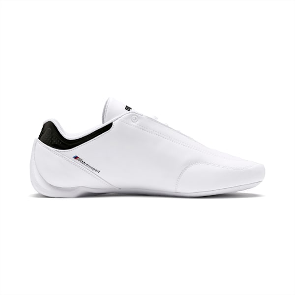 BMW M Motorsport Future Kart Cat Men's Shoes, Puma White-Puma Black, extralarge