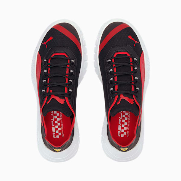 Replicat-X Scuderia Ferrari Motorsport Shoes JR, Puma Black-Rosso Corsa, extralarge