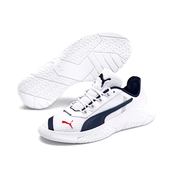 Replicat-X Scuderia Ferrari Motorsport Shoes JR, Puma White-Peacoat, extralarge