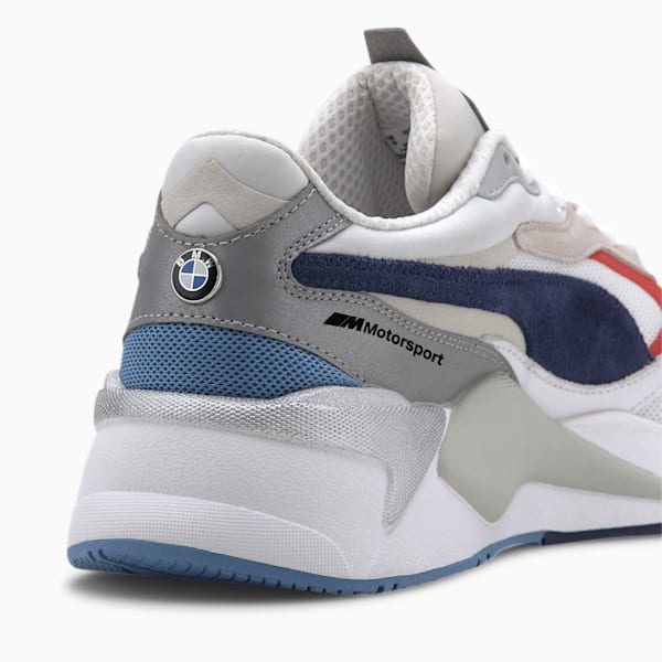 BMW M Motorsport RS-X³ Sneakers, Puma White-Gray Violet-Marina, extralarge
