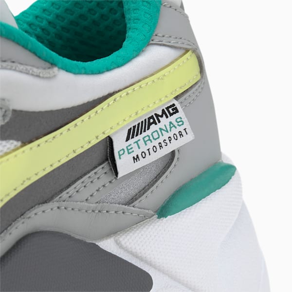 Mercedes-AMG Petronas RS-X³ Sneakers, Mercedes Team Silver-Sunny Lime-Puma White, extralarge