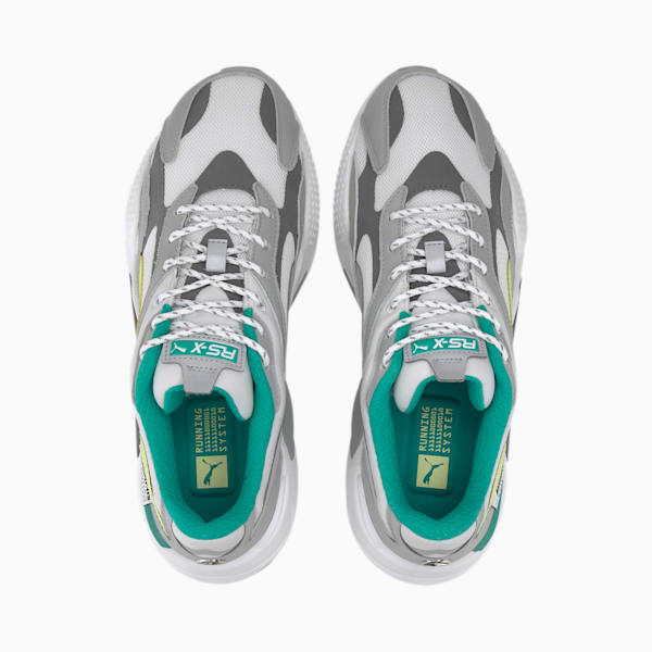 Mercedes-AMG Petronas RS-X³ Sneakers, Mercedes Team Silver-Sunny Lime-Puma White, extralarge