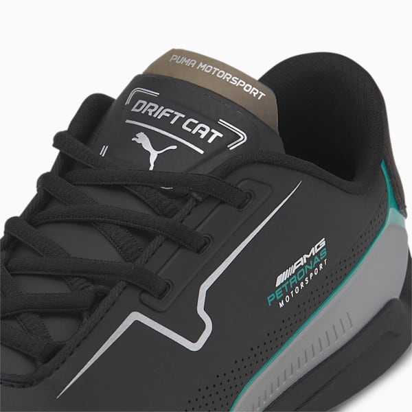 Mercedes-AMG Petronas Drift Cat 8 Motorsport Shoes, Puma Black-Puma Silver, extralarge-IND