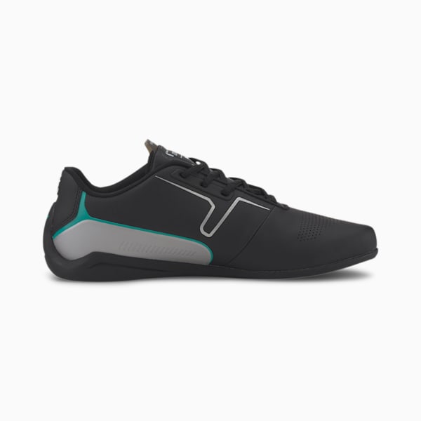 Mercedes-AMG Petronas Drift Cat 8 Motorsport Shoes, Puma Black-Puma Silver, extralarge-IND