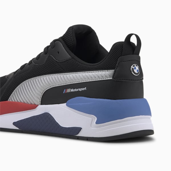 BMW M Motorsport X-Ray Unisex Sneakers, Puma Black-Puma Silver-Puma Black, extralarge-AUS