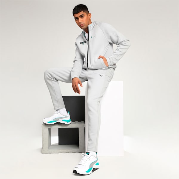 Mercedes X-Ray Sneakers, Puma White-Puma Silver-Puma Black, extralarge-IND