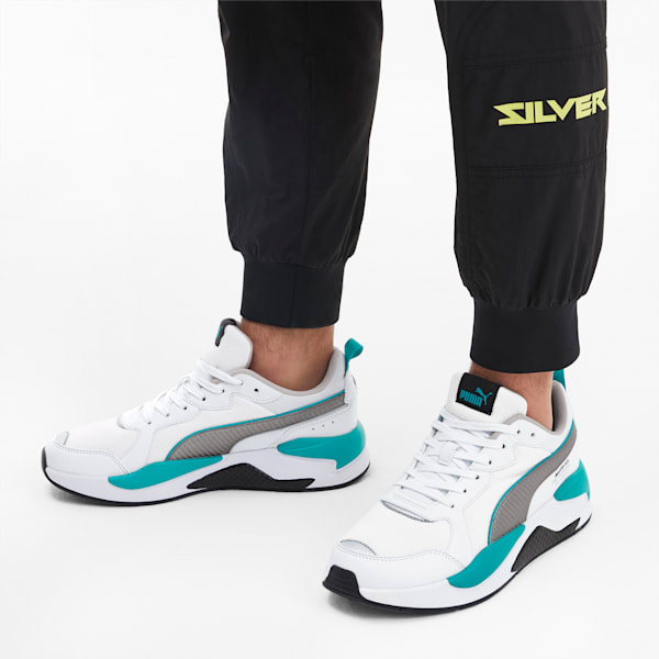 Mercedes X-Ray Sneakers, Puma White-Puma Silver-Puma Black, extralarge-IND