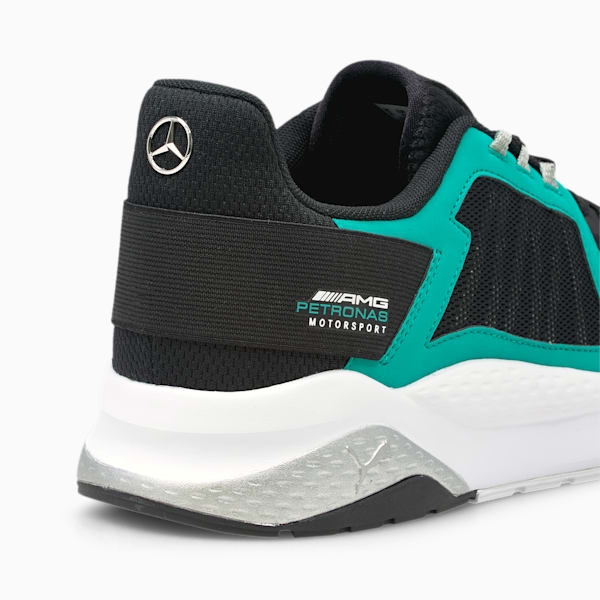 Mercedes Anzarun Unisex Shoes, Puma Black-Spectra Green-Puma White, extralarge-IND
