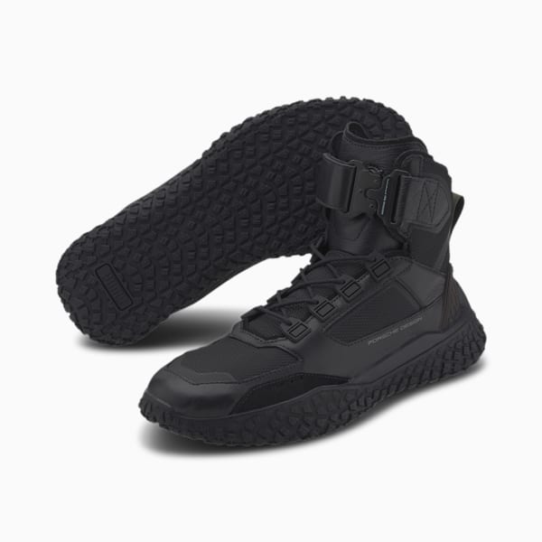 Tenis Porsche Design High OCTN para Hombre, Jet Black-Jet Black, extralarge