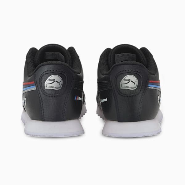 BMW M Motorsport Roma Little Kids' Shoes, Puma Black-Puma White, extralarge