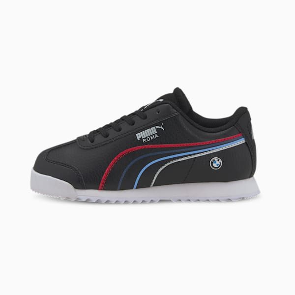 BMW M Motorsport Roma Kids' Shoes, Puma Black-Puma White, extralarge