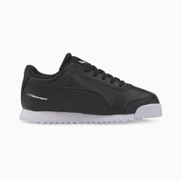 BMW M Motorsport Roma Kids' Shoes, Puma Black-Puma White, extralarge