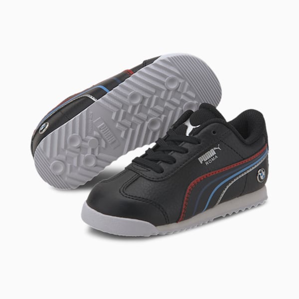 BMW M Motorsport Roma Babies' Shoes, Puma Black-Puma White, extralarge