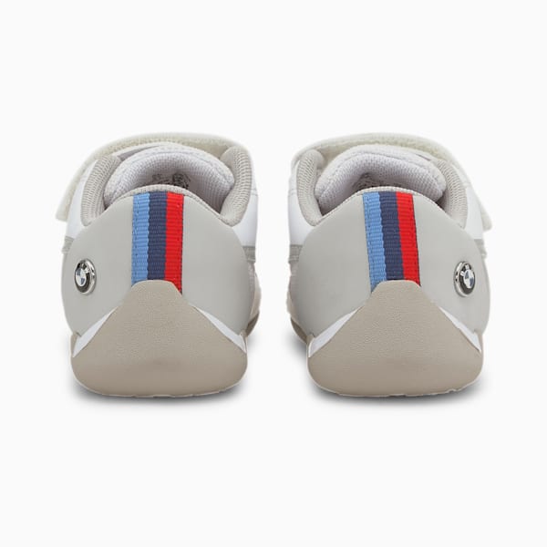 BMW M Motorsport R-Cat Toddler Shoes, Puma White-Puma White, extralarge